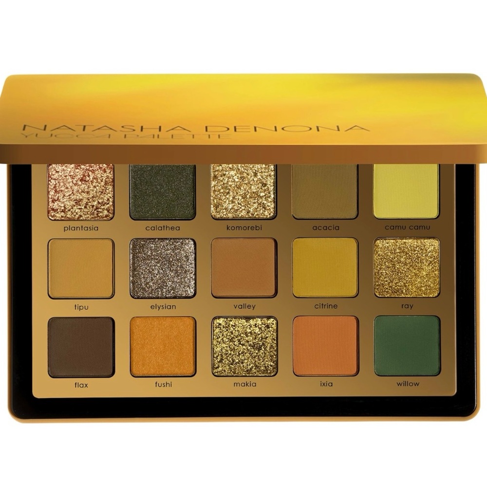 Natasha Denona Vibrant Green and Gold Eyeshadow Palette